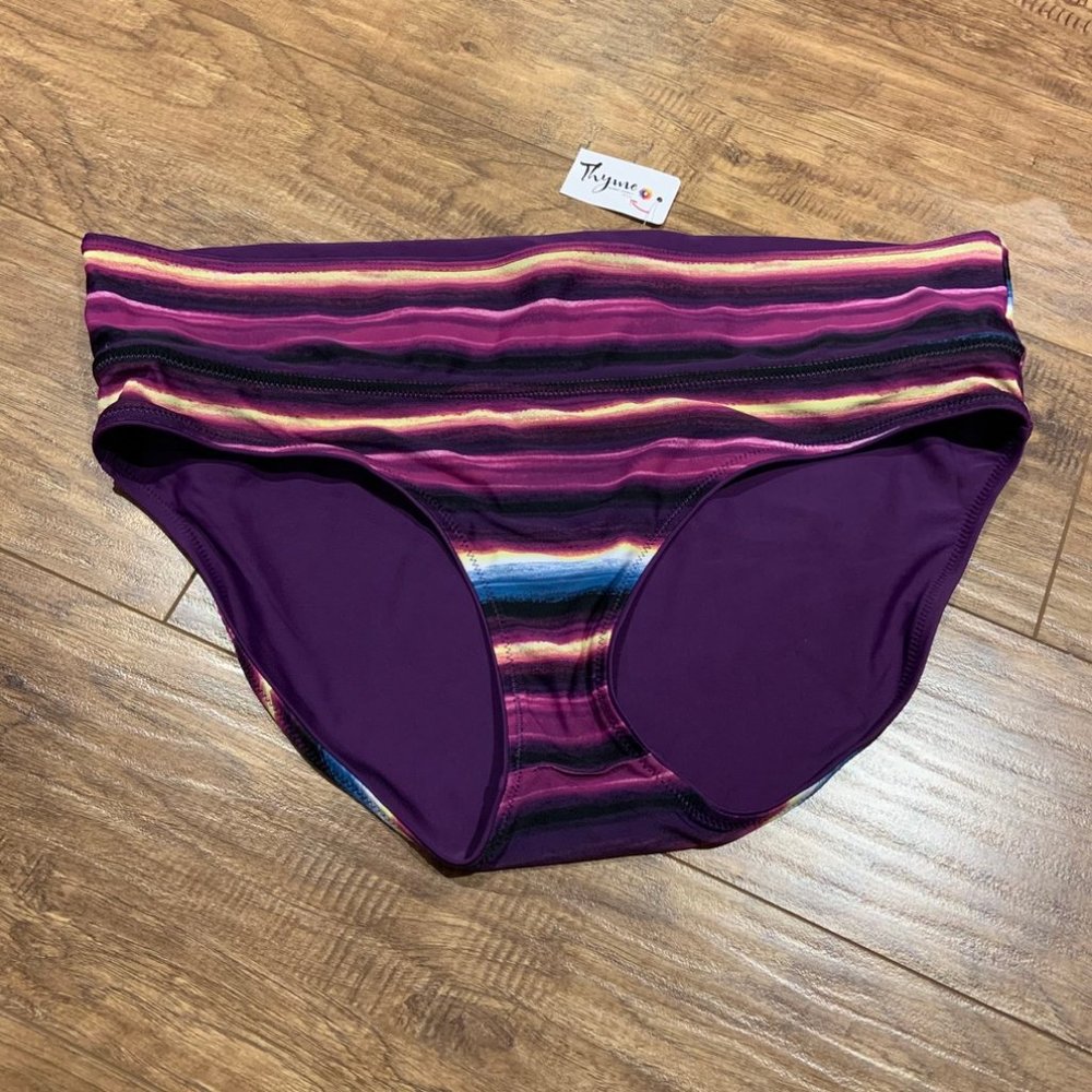 Thyme Maternity Reversible Bathing Suit bottoms